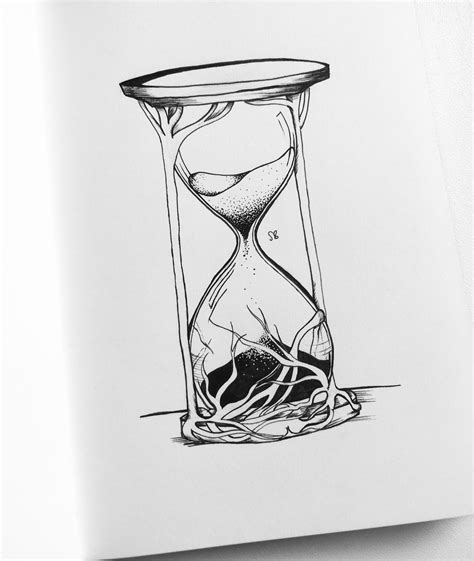 meaningful hourglass drawing|HOW TO DRAW AN HOUR GLASS